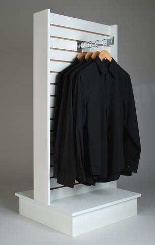 Slatwall Fixture - Freestanding 2-Sided Display